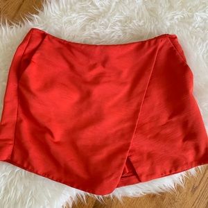 Gorgeous Topshop Orange skort Sz 12